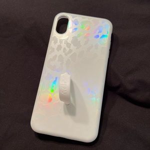 Loopy iPhone Xs Max Case - Opal Leopard, Iridescent Edition